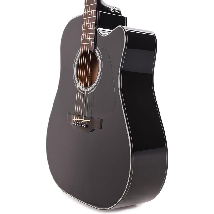 人気の商品セール Takamine JB-GD30-CE Dreadnought Cutaway Guitar， Black