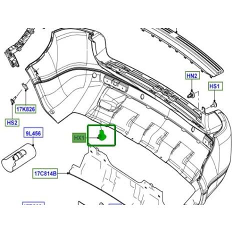 クリアランス半額 Land Rover Genuine Retainer 6.3 X 22 MM Push PIN LR2 Set of 2 RYQ500070