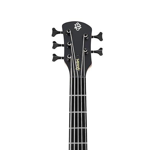 Spector NS Pulse II 5 Bass, Black SM, Spector Hardshell Case Bundle