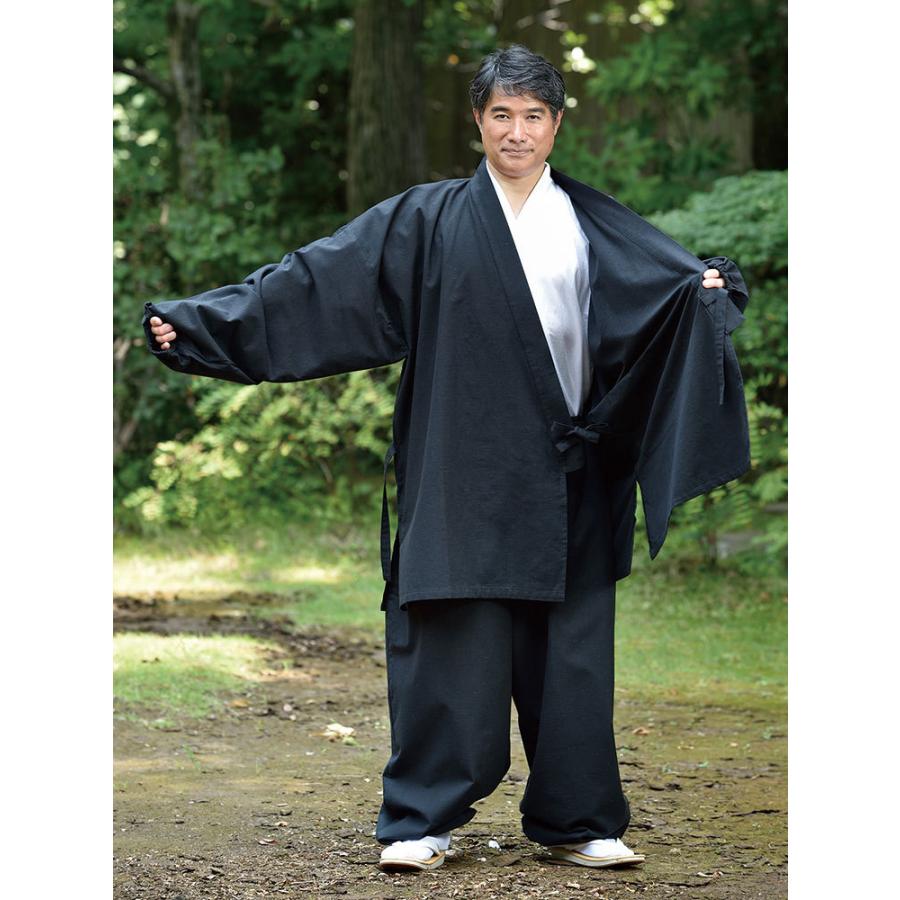 作務衣 メンズ さむい 男性用 寺用 春夏用 洗える 大きいサイズ [紬織作務衣 (3L-7L)] 父の日 送料無料 : 作務衣専門館 五彩堂 ...