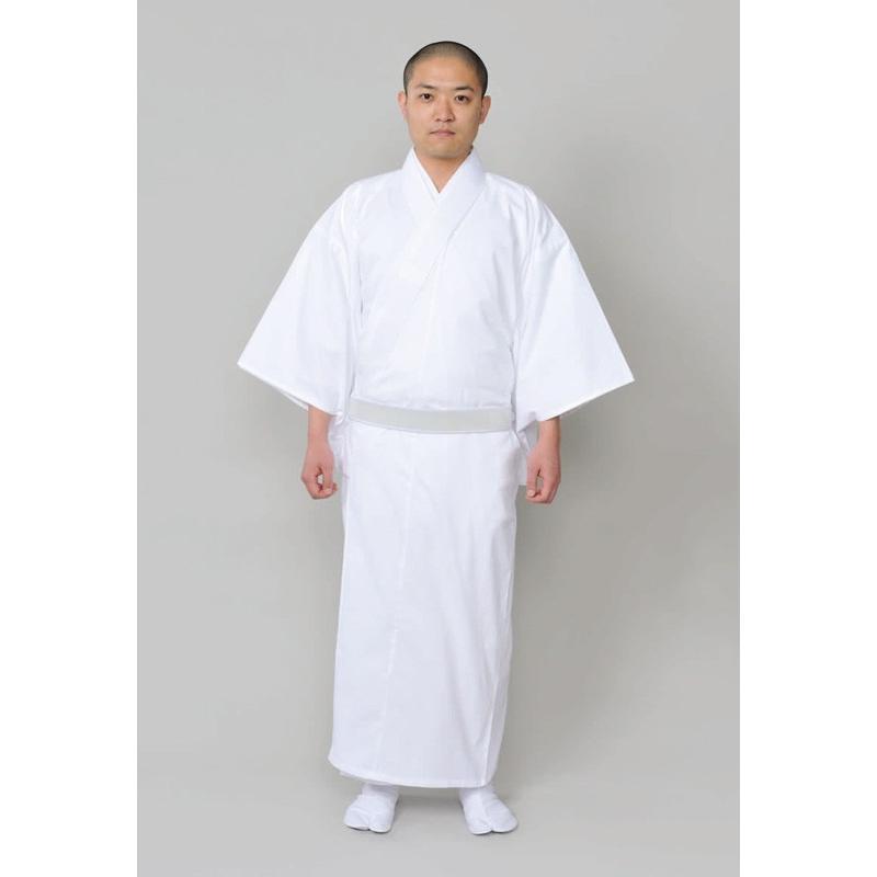 白衣 はくえ 法衣 行衣 寺用 僧侶 メンズ 男性用 春夏用 日本製 洗える [紅梅白衣 男性用 (S-LL)] 父の日 送料無料_1