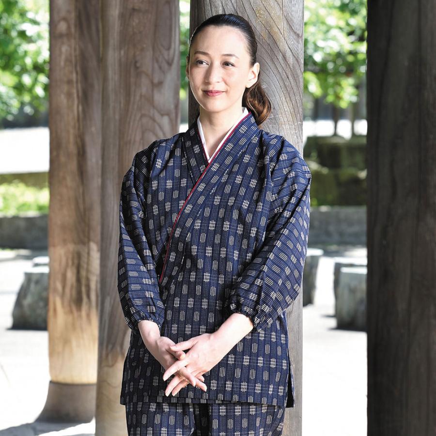 作務衣 さむい レディース 女性 春 夏 秋 洗える 日本製 婦人刺子織作務衣 M Ll 敬老の日 母の日 送料無料 G3151 作務衣専門館 五彩堂ショップ 通販 Yahoo ショッピング