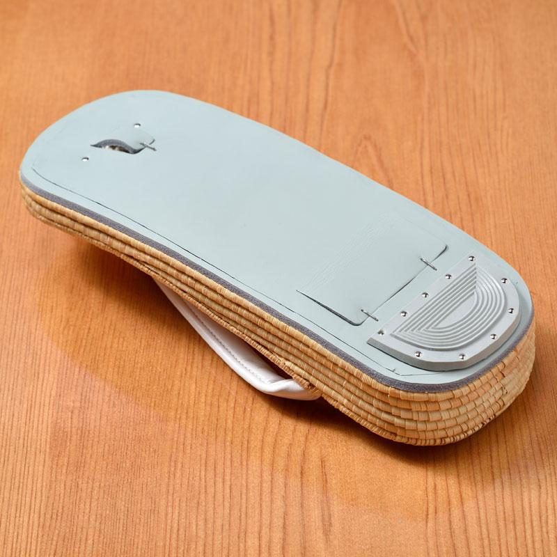 雪駄 支那表竹皮素材 メンズ レディース 日本製 高級 良質 い草 男性