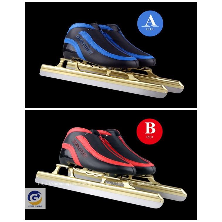 大幅値下げランキング スピードスケート靴 スケート 靴 フィギュアスケート フィギュア シューズ 固定式 エッジカバー付き 研磨済み サイズ調整可能 ギフト プレゼント Wantannas Go Id