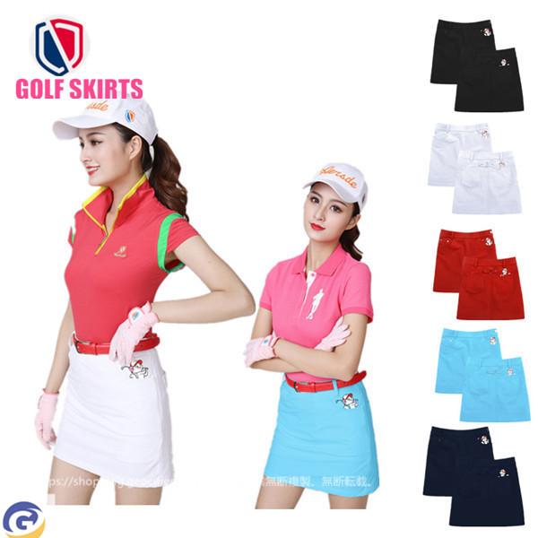 注目ブランド ゴルフウェア レディース ゴルフ スカート インナーパンツ付スカート ミニスカート 丈短め ショート丈 ペチパンツ付属 かわいい おしゃれ 新作 安い購入 Turningheadskennel Com