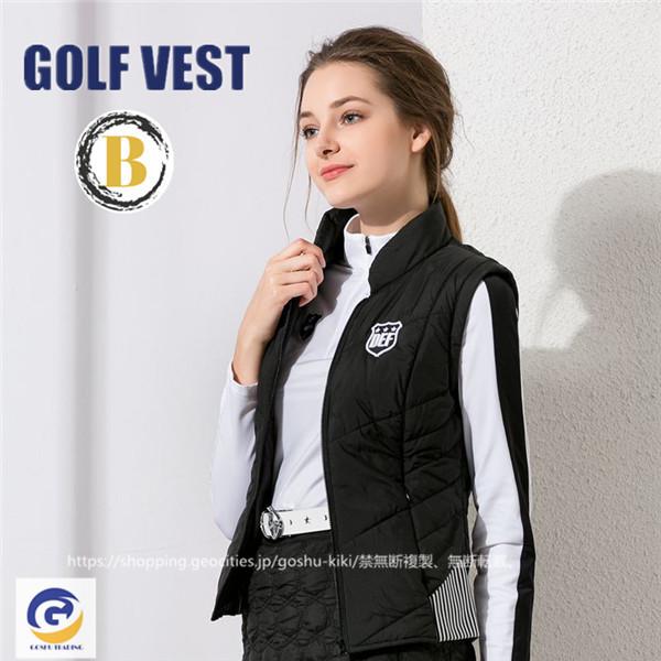 ギフト ゴルフベスト レディース ジャケット ゴルフウェア スポーツウェア 撥水性 裏ボア 防寒 カジュアル 運動着 かわいい おしゃれ 新作 Cisama Sc Gov Br