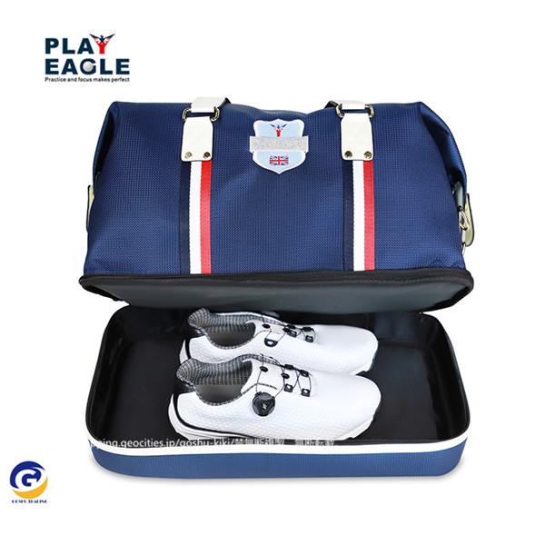 賜物 ゴルフバッグ メンズ ゴルフ バッグ ボストンバッグ スポーツ シューズケース ゴルフウェア ゴルフシューズ収納付き ネイビー おしゃれ ゴルフ小物 Wantannas Go Id