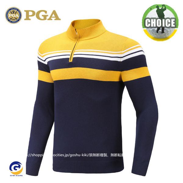 ゴルフ Golf ウールセーター 秋 冬 メンズ コート ゴルフウェア ニットセーター 防寒 暖かい プレゼント ギフト 生まれのブランドで