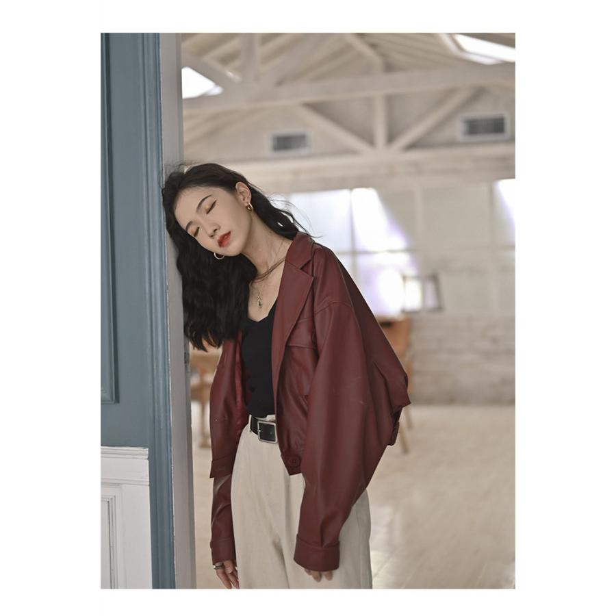 流行に ジャケット 秋 冬 ライダースジャケット バイクウェア レディース Pu革ジャン ライディング ジャケット アウター ジャケット 新作 激安ブランド Bitcoinbro Frankhawley Com