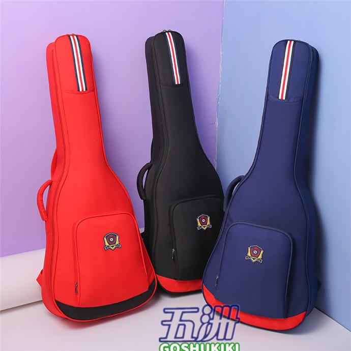 好きに CAHAYA ギターケース 軽量 ギグバッグ アコースティックギター ソフト ケース 8mmスポンジ 全体 リュック型 手提げ yellow CY0152