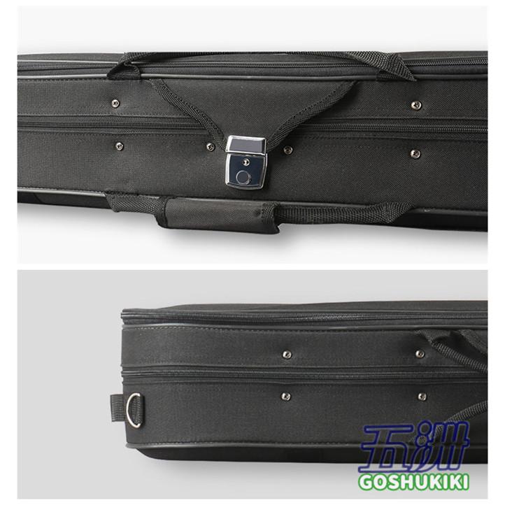 VIOLIN CASE バイオリンケース 楽器 管楽器 オックスフォード 軽量 防撥水 ケース 長方形 3WAY リュック ショルダー 手提げ  :2108violin09:五洲機器 - 通販 - Yahoo!ショッピング