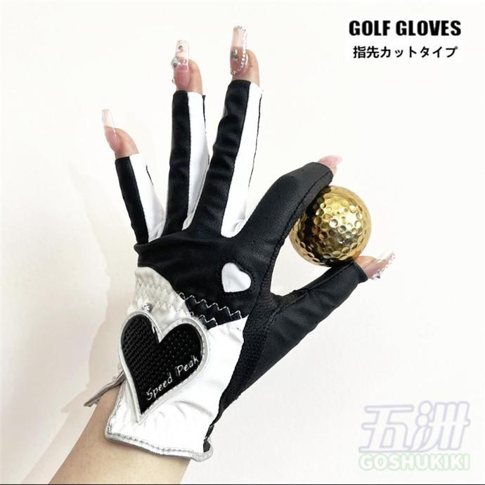 14円 直営店に限定 ゴルフグローブ レディース 指先カット ネイル ゴルフウェア ゴルフ用品 小物 アクセサリー カジュアル スポーツ プレゼント ギフト
