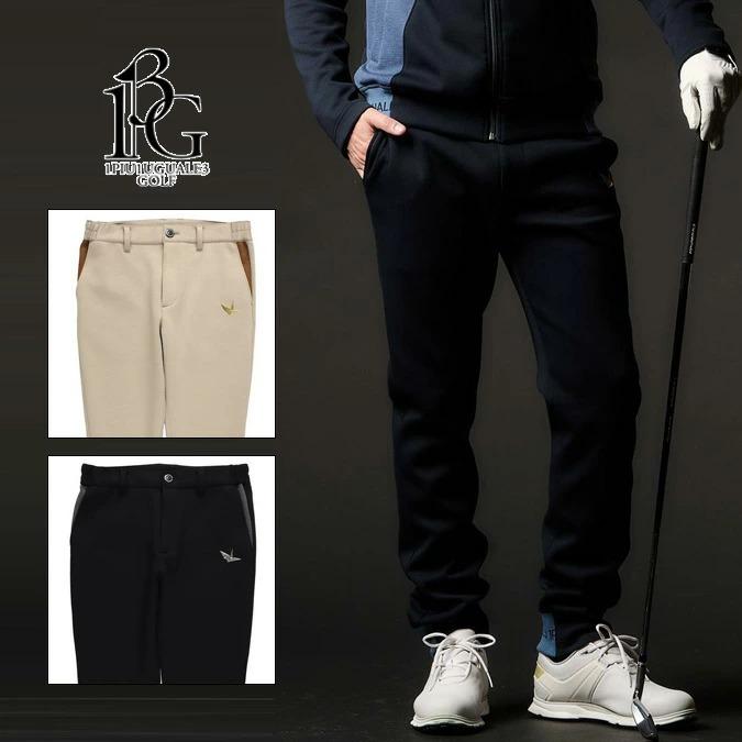 メンズウェア 1PIU1UGUALE3 GOLF fake leather rib pants 1PIU1UGUALE3 GOLF 【2025AW】【正規品】 ウノピュウ ゴルフ 113 RIB