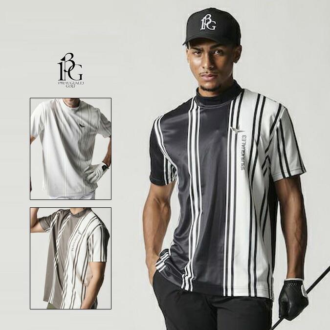 ウノピュウ L/S MOCK NECK STRIPE メンズL 黒