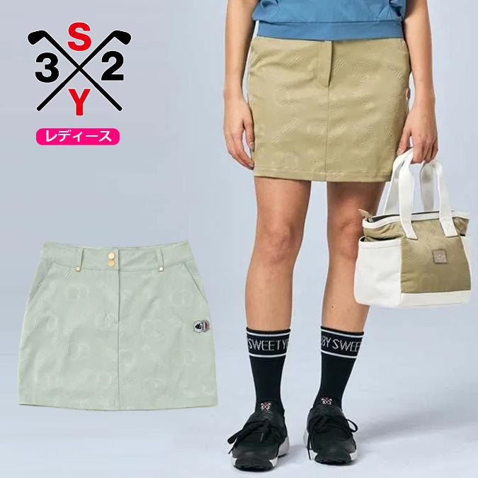 未使用品　SY32 SY32by SWEET YEARS　エンボススカート　新作 SY32 by SWEET YEARS（エスワイサーティトゥバイスィートイヤーズ