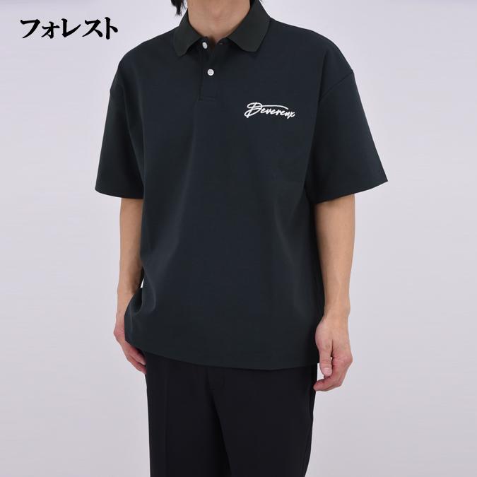 【26SS】DEVEREUX GOLF デヴァローゴルフ DVG OVER FIT POLO / バックプリント オーバーサイズ ポロシャツ スポーツ ゴルフ 正規品 M-XL 075762012の画像