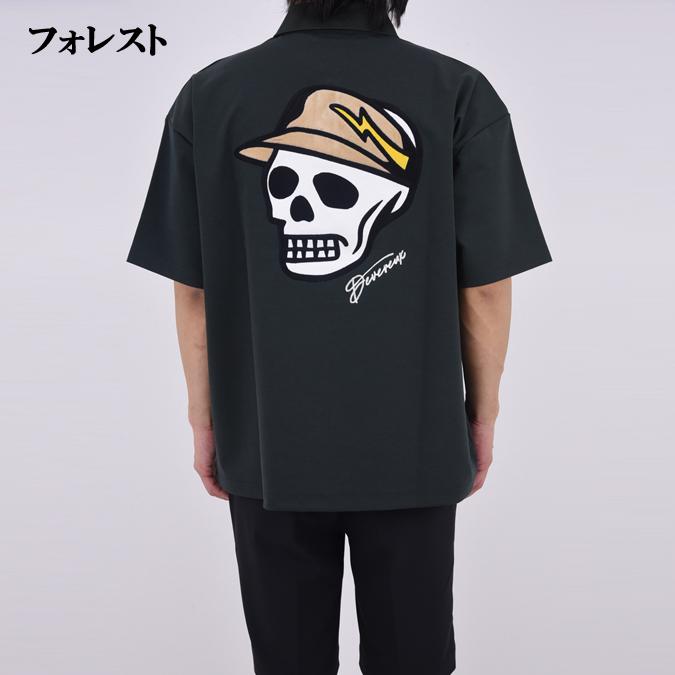 【26SS】DEVEREUX GOLF デヴァローゴルフ DVG OVER FIT POLO / バックプリント オーバーサイズ ポロシャツ スポーツ ゴルフ 正規品 M-XL 075762012の画像