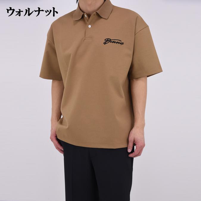 【26SS】DEVEREUX GOLF デヴァローゴルフ DVG OVER FIT POLO / バックプリント オーバーサイズ ポロシャツ スポーツ ゴルフ 正規品 M-XL 075762012の画像