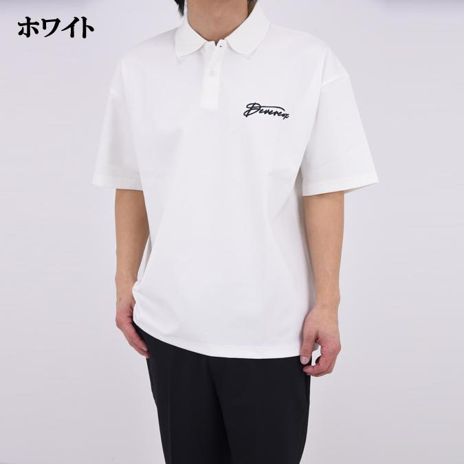 【26SS】DEVEREUX GOLF デヴァローゴルフ DVG OVER FIT POLO / バックプリント オーバーサイズ ポロシャツ スポーツ ゴルフ 正規品 M-XL 075762012の画像