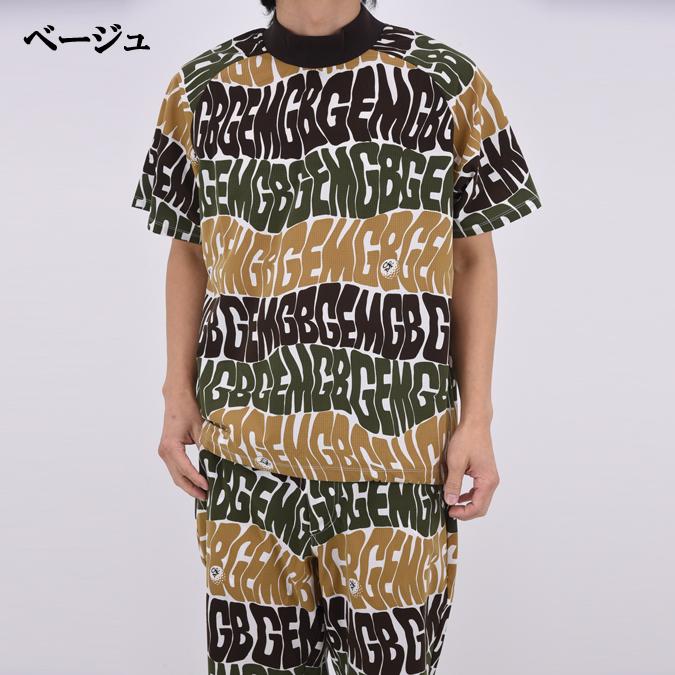 【26SS】GREEN EDGE MONKEYS グリーンエッジモンキーズ ORIGINAL PRINT MOCK NECK / オリジナルプリント モックネック スポーツ ゴルフ 半袖 M-XL 60353010の画像