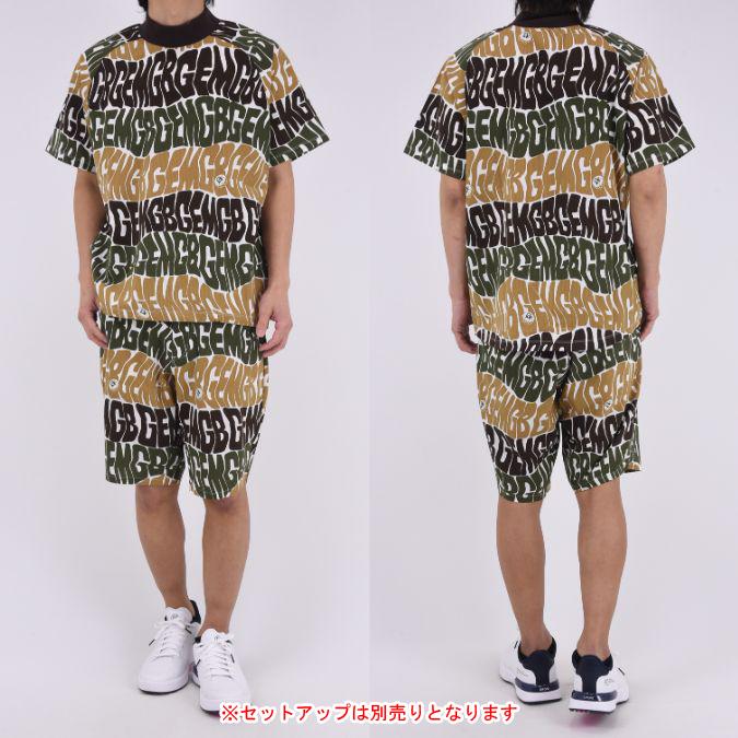 【26SS】GREEN EDGE MONKEYS グリーンエッジモンキーズ ORIGINAL PRINT MOCK NECK / オリジナルプリント モックネック スポーツ ゴルフ 半袖 M-XL 60353010の画像