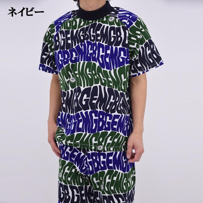 【26SS】GREEN EDGE MONKEYS グリーンエッジモンキーズ ORIGINAL PRINT MOCK NECK / オリジナルプリント モックネック スポーツ ゴルフ 半袖 M-XL 60353010の画像