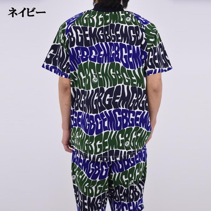 【26SS】GREEN EDGE MONKEYS グリーンエッジモンキーズ ORIGINAL PRINT MOCK NECK / オリジナルプリント モックネック スポーツ ゴルフ 半袖 M-XL 60353010の画像