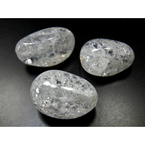 天然水晶 クラッククォーツ 10〜20mm 10個パック クリスタル