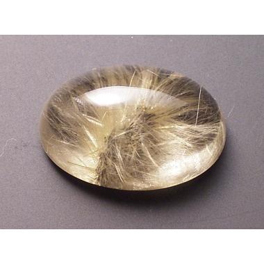 天然ルチルクォーツ 30×20ミリ ルース 裸石 カボション　送料無料（２８５）の画像