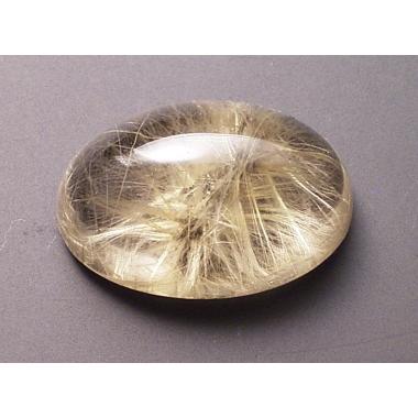 天然ルチルクォーツ 30×20ミリ ルース 裸石 カボション　送料無料（２８５）の画像