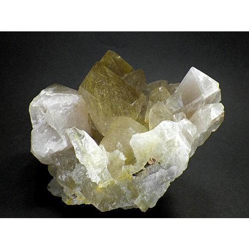 黄金ルチルクォーツ ７４４ｇ 鑑別書付き 金針水晶 タイチンルチルクォーツ 台座付き Rutilated Quartz ブラジル産 送料無料 No.１２の画像