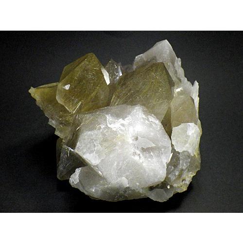 黄金ルチルクォーツ ７４４ｇ 鑑別書付き 金針水晶 タイチンルチルクォーツ 台座付き Rutilated Quartz ブラジル産 送料無料 No.１２の画像
