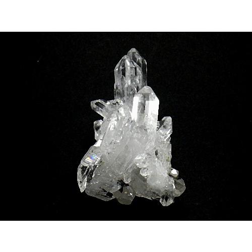 虹入り 天然水晶クラスター 水晶原石 レインボークリスタルクォーツ Crystal Quartz トマスゴンサガ産 送料無料 NO.０３の画像