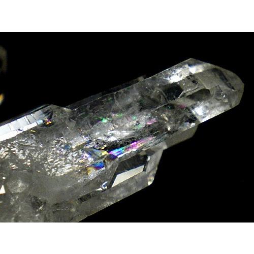 虹入り 天然水晶クラスター 水晶原石 レインボークリスタルクォーツ Crystal Quartz トマスゴンサガ産 送料無料 NO.０３の画像