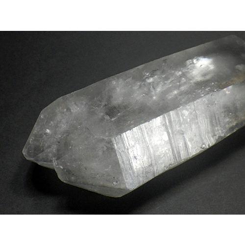 虹入り 山入り 両剣水晶 レムリアンシードクリスタル １８０ｍｍ ２４３ｇ ファントムレインボークォーツ ダブルポイント 送料無料 No.３０の画像