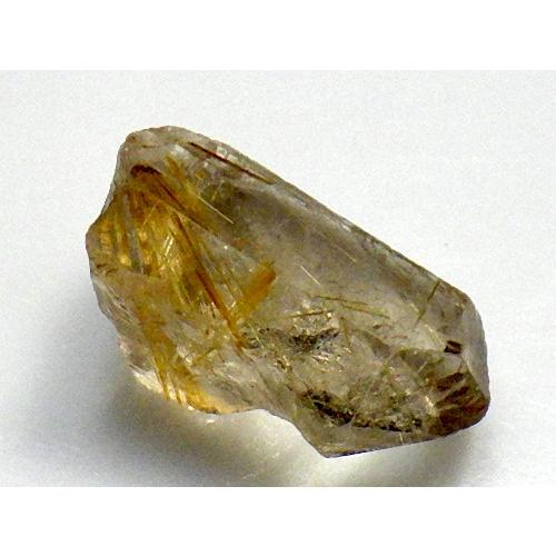 黄金ルチルクォーツ ４石セット 金針水晶 タイチンルチルクォーツ Rutilated Quartz ブラジル産 全国送料無料 No.０１の画像