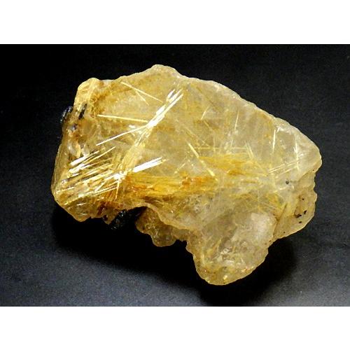 黄金ルチルクォーツ 金針水晶 タイチンルチルクォーツ Rutilated Quartz 太金針 ブラジル産 全国送料無料 No.１１の画像