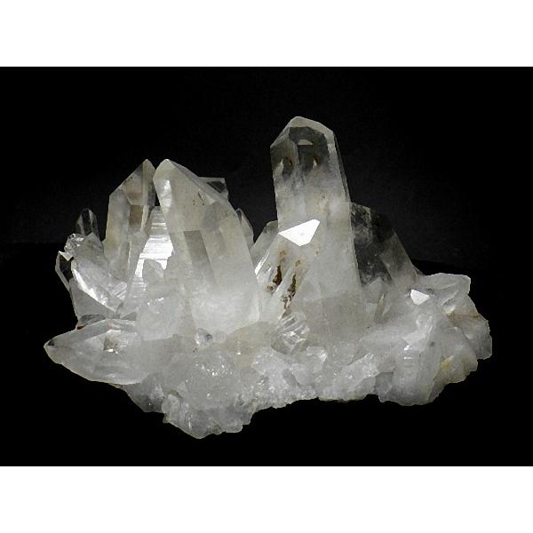 天然水晶 クラスター １．２７ｋｇ 台座付き クリスタルクォーツ 石英 原石 高品質 Crystal Quartz アーカンソー産 送料無料 No.２５の画像