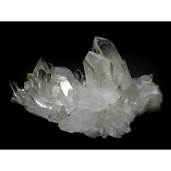 天然水晶 クラスター １．２７ｋｇ 台座付き クリスタルクォーツ 石英 原石 高品質 Crystal Quartz アーカンソー産 送料無料 No.２５の画像