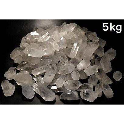 天然水晶 ５ｋｇパック １０〜６０ｇパック クリスタルクォーツ 水晶原石 Crystal Quartz 卸 業務用 全国送料無料 No.０５の画像