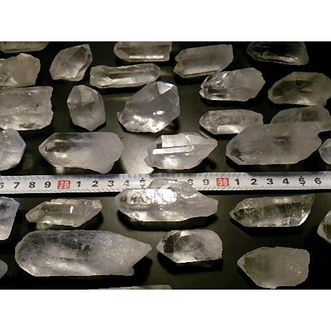 天然水晶 ５ｋｇパック １０〜６０ｇパック クリスタルクォーツ 水晶原石 Crystal Quartz 卸 業務用 全国送料無料 No.０５の画像