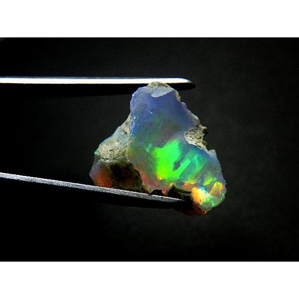 天然オパール ５ct カラット 簡易鑑別付き プレシャス オパール 遊色オパール OPAL エチオピア産 送料無料 No.07の画像