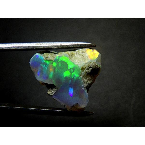 天然オパール ５ct カラット 簡易鑑別付き プレシャス オパール 遊色オパール OPAL エチオピア産 送料無料 No.07の画像