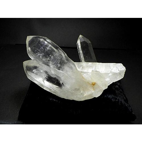 レーザークォーツクラスター天然水晶 台座クッション付き クリスタルクォーツ Crystal Quartz ディアマンティーナ直輸入 全国送料無料 No.３８の画像