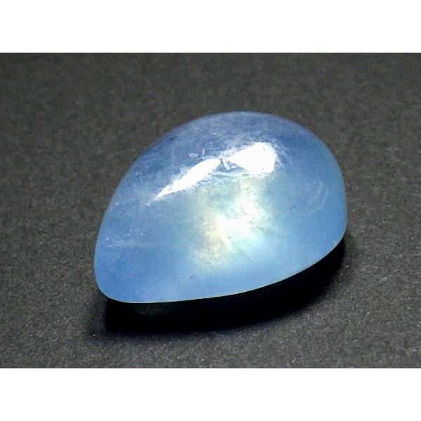 大粒 アクアマリン６０ｃｔ 簡易鑑別付き Aquamarine サンタマリアカラー 緑柱石 カボション ルース 裸石 送料無料 No.０３の画像