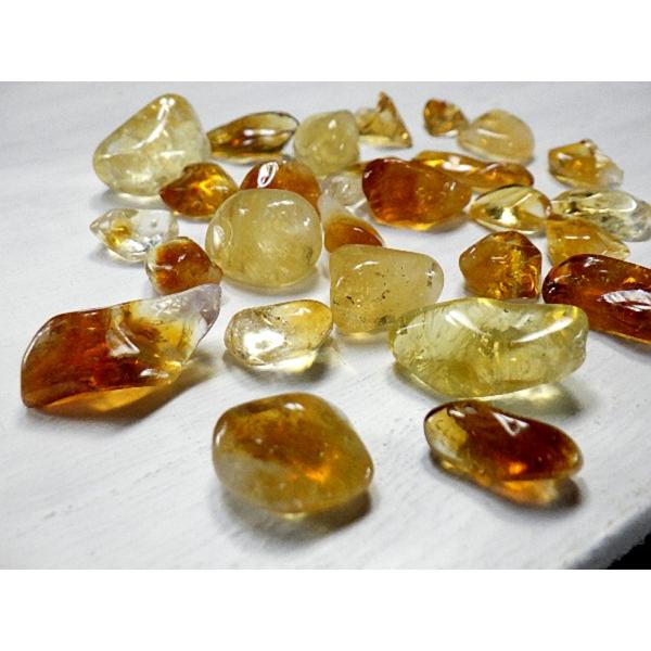 シトリンクォーツ 100gパック 5~15mm エキストラゴールドシトリン