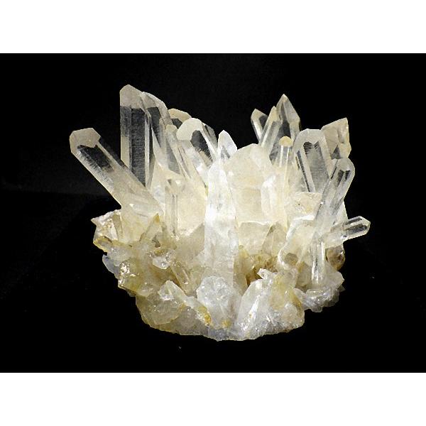 天然水晶 クラスター ９３８ｇ 台座付き クリスタルクォーツ 石英 原石 高品質 Crystal Quartz アーカンソー産 送料無料 No.０８の画像