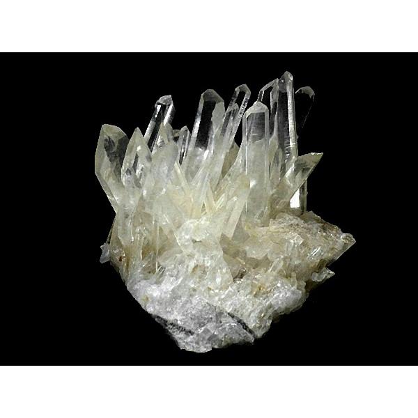 天然水晶 クラスター ９３８ｇ 台座付き クリスタルクォーツ 石英 原石 高品質 Crystal Quartz アーカンソー産 送料無料 No.０８の画像