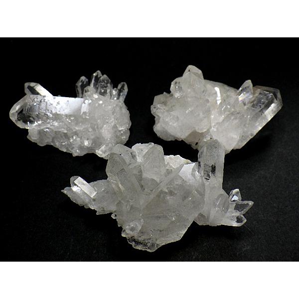天然水晶クラスター 10石セット 465g クリスタルクォーツ 高品質