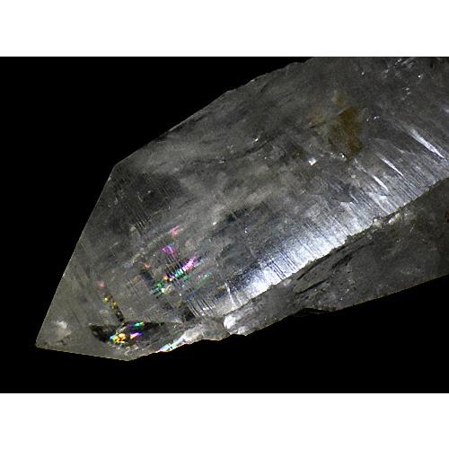 虹入り 天然水晶 レムリアンシードクリスタル １０８ｍｍ ３５１ｇ 特大 レインボーレムリアンクォーツ ブラジル産 送料無料 No.１８の画像